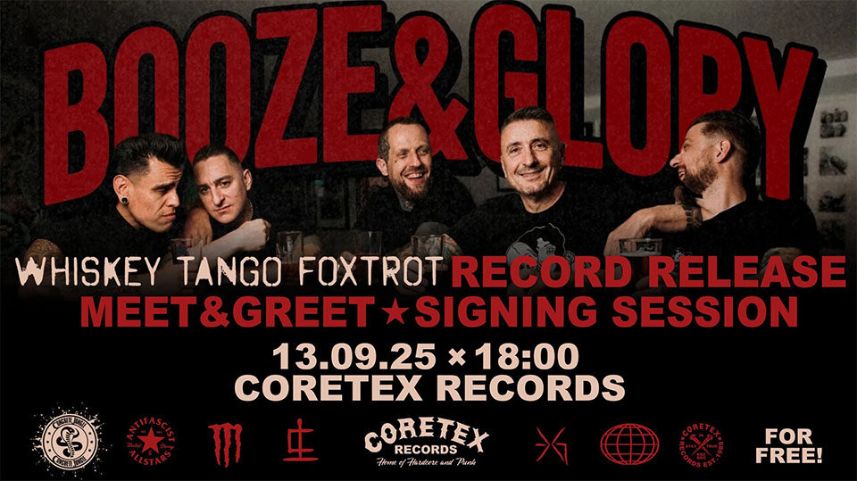Booze & Glory veröffentlichen neues Album „Whiskey Tango Foxtrot“!