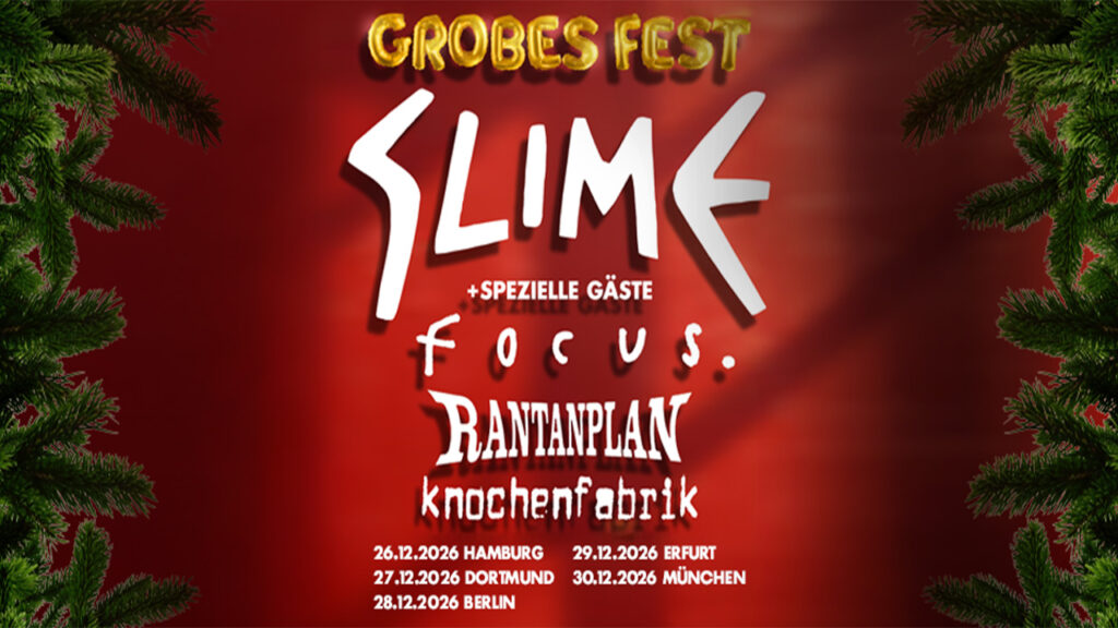SLIME – Grobes Fest: Punkrock, Skapunk und jede Menge Chaos nach Weihnachten