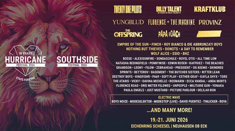 Hurricanesouthside – Hurricane und Southside Festival hauen zweite Bandwelle raus!