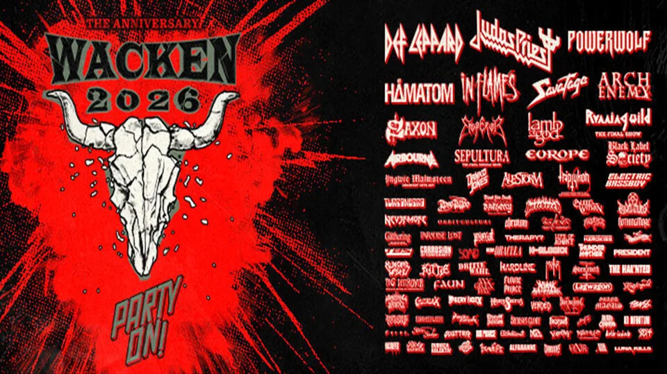 Wacken verkündet 55 neue Acts für 2026!